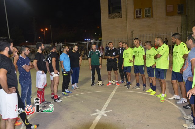 كفرقاسم - فريقي صهيب والعمرية  يتربعان على عرش الدوري بعد جولة الربع نهائي وخطوة الى النصف نهائي 